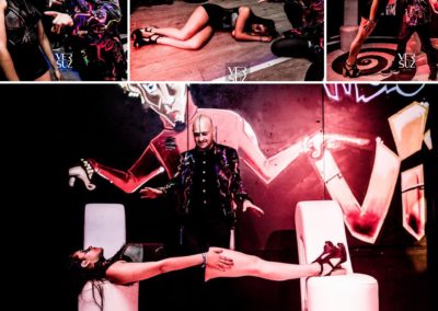 Nightclub discotheek hypnoseshow