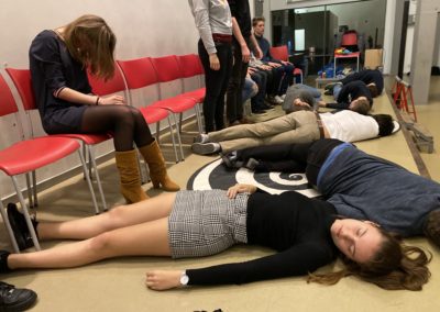 Stundenten onder hypnose