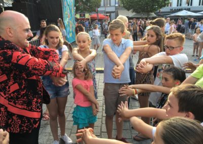 Demo hypnose op straat