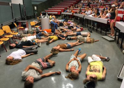 Stundenten onder hypnose